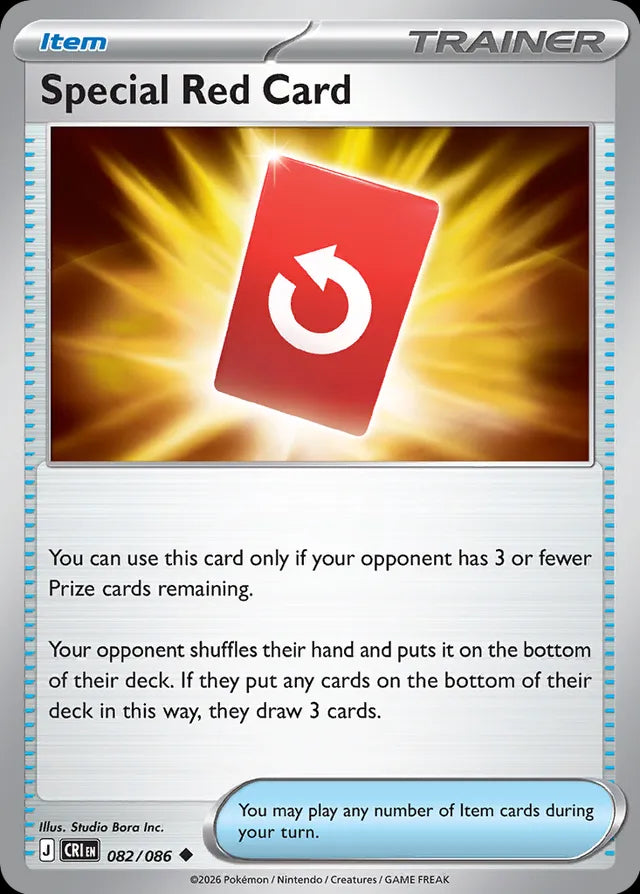 Chaos Rising Special Red Card #082/86